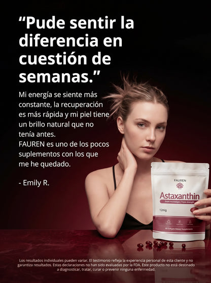 Astaxanthin Fauren – El antioxidante natural para tu bienestar integral