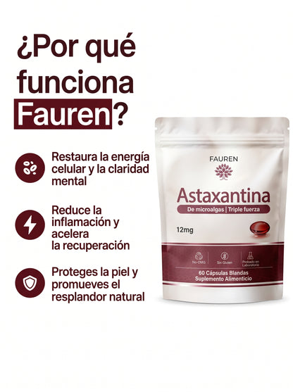 Astaxanthin Fauren – El antioxidante natural para tu bienestar integral