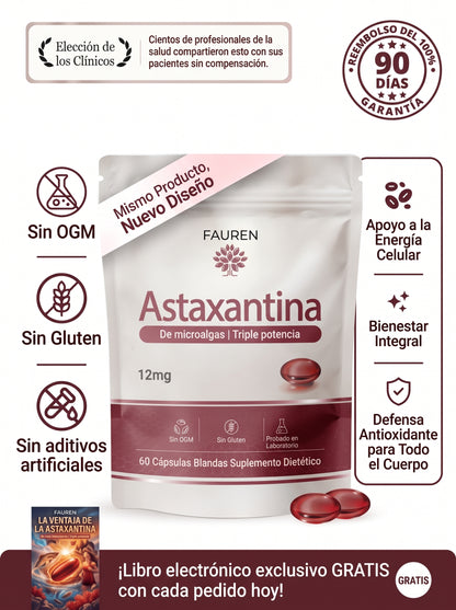 Astaxanthin Fauren – El antioxidante natural para tu bienestar integral