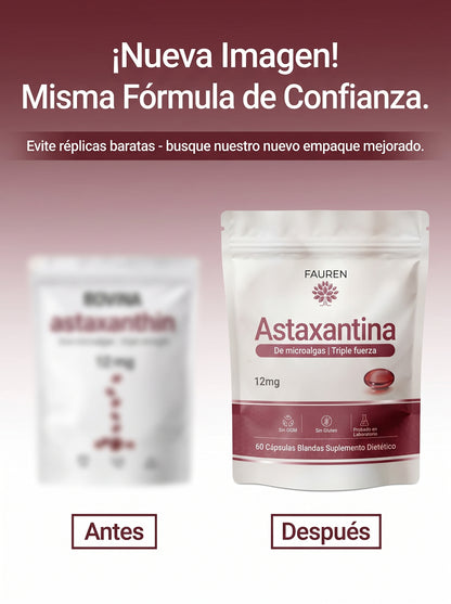 Astaxanthin Fauren – El antioxidante natural para tu bienestar integral